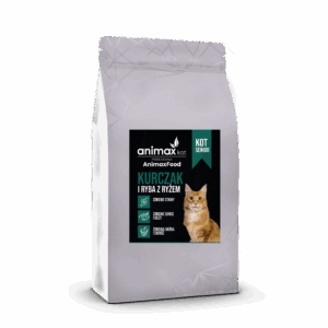 AnimaxFood Kurczak, ryba i ryż  - Kot SENIOR, 40 % mięsa