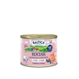 185g Karma mokra Bezzbożowa, monoproteinowa Kociak Jagnięcina z indykiem