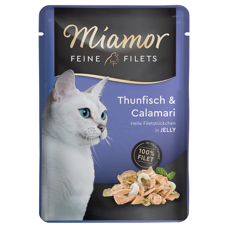MIAMOR FEINE FILETS TUŃCZYK KALMARY galaretka 100G 1 MIAMOR FEINE FILETS TUŃCZYK KALMARY galaretka 100G