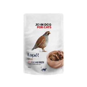 John Dog for Cats Lapé Monobiałkowa karma mokra dla kota Przepiórka 100 g